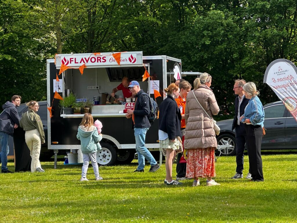 Foodtrailer op Koningsdag